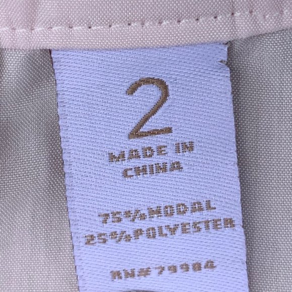 Chicos Collarless Roll Up long Sleeve Top - Picture 10 of 12